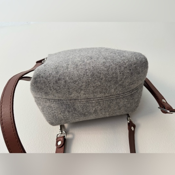 GRAF LANTZ MINI BEDFORD Merino Wool BACKPACK, Sienna leather - Picture 6 of 16